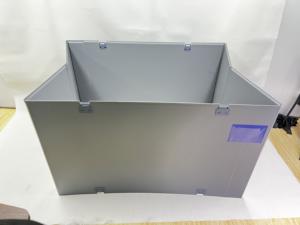 Boîte de protection pour palettes en HDPE, pliable, pour l'emballage de pièces automobiles, avec couvercle extensible et sangle - Product Image 4