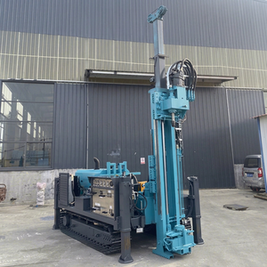 Foreuse hydraulique rotative diesel pour l'échantillonnage de noyaux de roche et l'exploration géologique, avec pompe et profondeur maximale de 800 m - Product Image 1