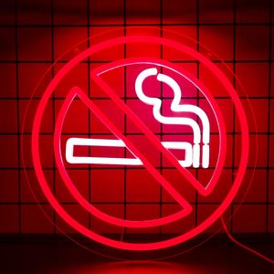 No Smoking Letreros Neon LED indoor hanging ambient light shop <b>sign</b> wall decoration light entrance indicator light luminous <b>sign</b> - Product Image 1