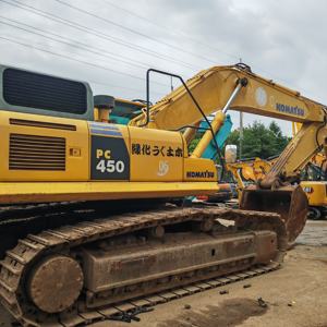 Excavadora Usada Komatsu PC450 de 45 Toneladas para Minería, Fuerza de Excavación de 232kN, Cucharón para Roca, Rodamientos y Bomba para Cantera, Pocas Horas de Trabajo - Product Image 1