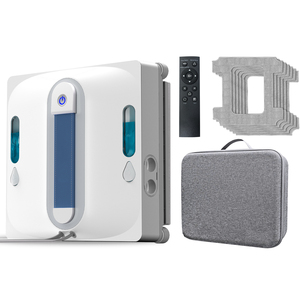 Electric Household Robotic Window Cleaner <b>Remote</b> <b>Control</b> US <b>Plug</b> Brushless Motor Front Spray Glass Water Tank OEM/ODM - Product Image 1