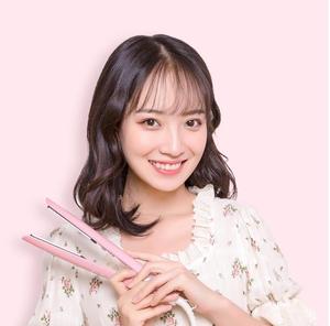VAV-030 Original Vivid Vogue 2 en 1 Lisseur et boucleur de cheveux en céramique Chauffage PTC rose blanc Lisseur de cheveux - Product Image 1