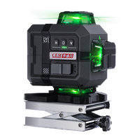 CEM 4D 16 Lignes Laser Vert Sans Fil 360 Degrés Auto Nivellement Croix Mesure pour Construction Niveau Rotatif LM-16T
