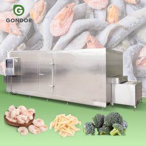 Équipement de surgélation rapide par tunnel de choc à air frigorifique au fréon pour maïs congelé, poisson et poulet, Chine - Product Image 1