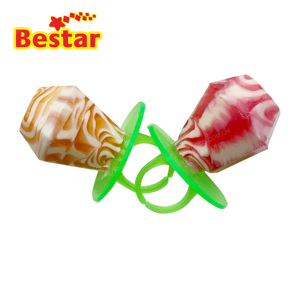 Golosinas lecca lecca 3D diamond ring shape candy lecca lecca lecca caramelle dure per snack da festa - Product Image 3