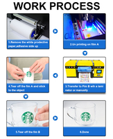 1000ml dur doux LED UV encre UV DTF imprimante I3200 UV DTF encre pour Epson I1600 TX800 L805 1390 DX4 DX5 DX6 DX7 DX10