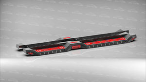 Marchepieds latéraux en acier pour Vigo Revo Np300 Triton Dmax Amarok BT50 - Product Image 4