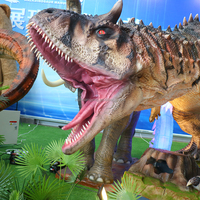 Dinosaure animatronique réaliste simulé Carnotaurus de Jurassic World Chuangying à vendre