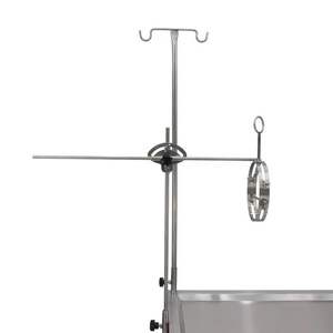 LIZE <span class=keywords><strong>PET</strong></span>, equipo veterinario profesional duradero, mesa de examen, mesa de inyección veterinaria de acero inoxidable para mascotas - Product Image 2