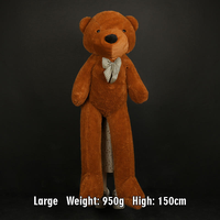 Ours en peluche magiques de petite, moyenne et grande taille pour accessoires de scène, illusions de magicien, tours de magie, gadgets, mentalisme et accessoires de magie
