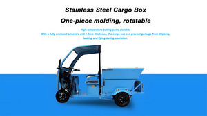 ยานพาหนะทำความสะอาดสาม<span class=keywords><strong>ล้อ</strong></span>ไฟฟ้าใช้สำหรับเก็บขยะในชุมชนที่อยู่อาศัยและพื้นที่โรงงาน - Product Image 3