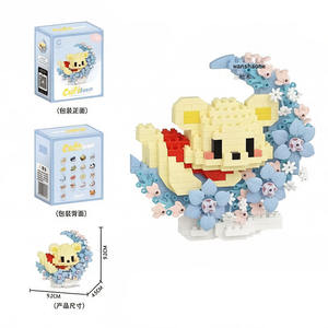 Blocs de construction colorés en gros pour bricolage, jouet cube <span class=keywords><strong>puzzle</strong></span> compatible avec les ensembles de blocs de construction, jouets en plastique DIY - Product Image 2