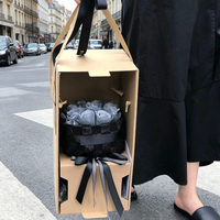 Boîte d'expédition en carton ondulé écologique pour plantes vivantes, emballage pour plantes succulentes vivantes