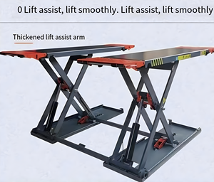 Elevador de coche de tijera hidráulica portátil de gran oferta, elevador de coche de posición media con capacidad de elevación de 4000Kg, equipo de elevación de coche móvil - Product Image 5