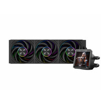 Refroidisseur de processeur liquide AIO PCCOOLER Silver Wing 360 avec écran LCD IPS de 3,4 pouces, TDP 310W, ARGB, radiateur de 360 mm pour Intel LGA1851 1700 AM5