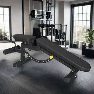 Banco de treino de ginástica interno ajustável unissex, popular europeu, equipamento de exercícios dobrável para sala de estar, banco com halteres de metal