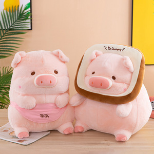 Peluche cochon mignonne, jouet animal super doux avec rembourrage en coton PP, cadeau d'anniversaire pour meilleur ami - Product Image 6