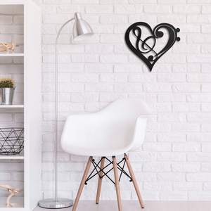 Décoration <span class=keywords><strong>murale</strong></span> musicale moderne en métal en forme <span class=keywords><strong>de</strong></span> cœur, notes <span class=keywords><strong>de</strong></span> <span class=keywords><strong>musique</strong></span>, panneau mural suspendu pour salle <span class=keywords><strong>de</strong></span> <span class=keywords><strong>musique</strong></span>, chambre à coucher, salon ou salle <span class=keywords><strong>de</strong></span> classe - Product Image 5