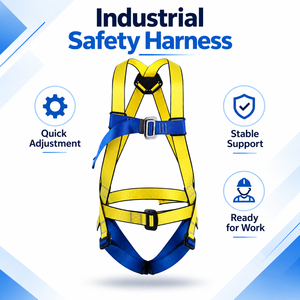 Arnés de Seguridad Industrial OEM Personalizado <span class=keywords><strong>KA</strong></span> con Soporte Acolchado para la Cintura, Arnés de Seguridad de 150 kg con Cordón para Trabajar en Altura en Torres - Product Image 1