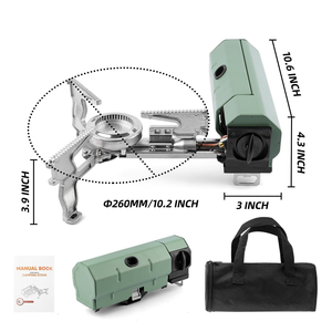 Réchaud à gaz de <span class=keywords><strong>camping</strong></span> portable pliable, réchaud à cassette pour la randonnée en plein air, la cuisine en voyage, réchaud à gaz portable au <span class=keywords><strong>butane</strong></span> - Product Image 1