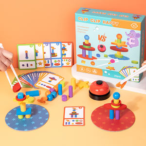 Castor en bois bloc de construction <span class=keywords><strong>jeu</strong></span> conseil d'éducation précoce pour enfants perle cueillette pensée Concentration formation jouet éducatif - Product Image 5