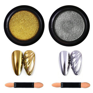 Poudre Acrylique Solide Personnalisée pour Ongles, Effet Plongeant, Séchage Rapide, Miroir Magique Or Argent Pailleté pour Usage Domestique et en Salon - Product Image 5