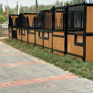 호주 표준 아연 도금 강철 말 헛간 마차 말 상자 임시 말 안정 대피소 - Product Image 4