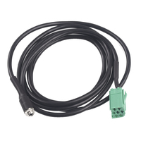 Câble audio auxiliaire 3,5 mm pour autoradio Renault Updatelist avec 2 clés de retrait de radio