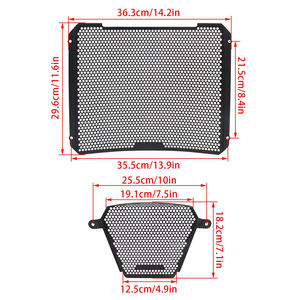 สำหรับรถมอเตอร์ไซค์ซูซูกิ GSXR1000R GSXR1000 <span class=keywords><strong>GSX</strong></span>-R <span class=keywords><strong>1000R</strong></span> <span class=keywords><strong>GSX</strong></span>-R 1000 ปี 2017-2023  แผงครอบหม้อน้ำ CNC ป้องกันหม้อน้ำและออยคูลเลอร์ - Product Image 2