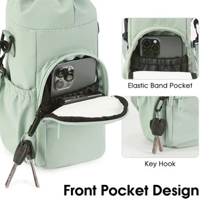 BSCI Factory Supplier 32oz 40oz Insulated <strong>Water</strong> <strong>Bottle</strong> Carrier Sling Bag <strong>Water</strong> <strong>Bottle</strong> Sleeve <strong>Holder</strong> <strong>for</strong> <strong>Walking</strong> Hiking - Product Image 2