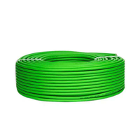 Cable de Red OFC de Primera Calidad, 4 Núcleos, Par Trenzado, Aislamiento de PE, Forma Redonda, para Instalación de Ethernet en Interiores y Exteriores