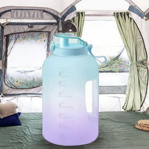 ANSONYE 3-en-1 – Ensemble de bouteilles d'eau écologiques en PP avec bouchon à vis, pour consommation directe, grande capacité, design givré - Product Image 2