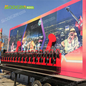 Thrilling Equipment Amusement <b>18</b> Seats Miami Ride Carnival <b>Game</b> Outdoor Crazy Wave Portable Trailer Miami Rides For Sale - Product Image 4