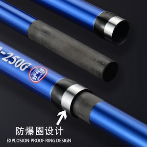 <span class=keywords><strong>LUREKILLER</strong></span> Nouvelle <span class=keywords><strong>Canne</strong></span> à Pêche Surf en Carbone 420cm 100-250g 4 Sections Action BX Guides FUJI - Product Image 5