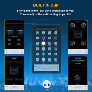 CUSP Universel 13,6 pouces Écran IPS électronique réglable sur le panneau avant <span class=keywords><strong>Autoradio</strong></span> Android avec navigation GPS et prise en charge CarPlay - Product Image 4