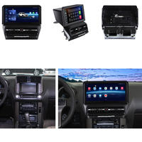 Pantalla Táctil de 12 Pulgadas para Toyota Land Cruiser Prado 2010-2019, Navegación GPS Android para Auto, Reproductor Multimedia con Carplay Inalámbrico