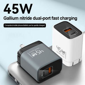 Cargador de Pared Justlink PD de 45 W con Carga Rápida Inteligente, 2 Puertos USB Tipo C, Adaptador de Carga GaN para Teléfono y Auriculares - Product Image 2