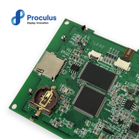 Proculus Lcd layar sentuh, modul Display Lcd layar sentuh sentuh resitif Tft 3.5 inci Uart