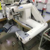 Machine à coudre industrielle à double aiguilles à point de chaînette Juki-1190M 1261 à alimentation par le bras, en bon état d'occasion