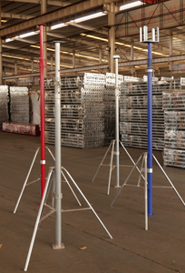 Puntales de Acero Ajustables para Construcción, Tipo Acrow, Pintados, Q235, para Andamios de Hormigón - Product Image 6