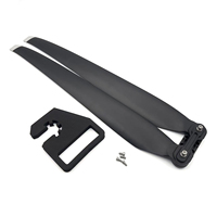 Hélice pliable en fibre de carbone Hobbywing X15 63 pouces 6324 avec support d'hélice en aluminium pour drone agricole, pièces UAV