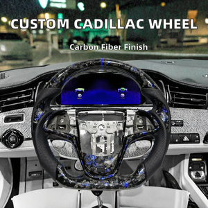 Volante Deportivo de Fibra de Carbono de 4 Radios y 30 mm de Diámetro para <span class=keywords><strong>Cadillac</strong></span>, Venta Directa de Fábrica - Product Image 2