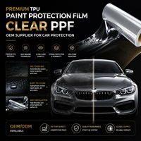 Film de protection de carrosserie de voiture en TPU transparent, pré-découpé, emballage de vente au détail OEM ODM, garantie 10 ans, expédition directe d'usine