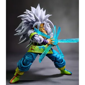 En stock, figurines Black Hole Toys Son <span class=keywords><strong>Goku</strong></span>, Drag0n <span class=keywords><strong>Super</strong></span> <span class=keywords><strong>Saiyan</strong></span> 5 SSJ5 Son <span class=keywords><strong>Goku</strong></span>, figurines d'action d'anime, jouets, cadeaux - Product Image 4