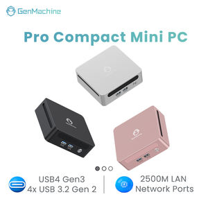 Mini <span class=keywords><strong>PC</strong></span> GenMachine Ryzen 5 6600U AMD 6 cœurs, LAN 2.5G, Wifi 6, BT 5.2, 2 disques durs, 4 ports USB 3.0, USB4, 3 écrans, RAM 16 Go LPDDR5, SSD - Product Image 1