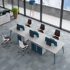 Modern Call Center 4 6 8 10 Person Office Work Station Partition <b>Desk</b> Furniture Modular Office Cubicle Workstation - Product Image 1