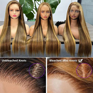 15A 베트남 생모 가발 공급업체 인모 글루리스 풀 HD 레이스 프론트, 인도산 큐티클 정렬 생모 HD 레이스 프론탈 가발 - Product Image 5