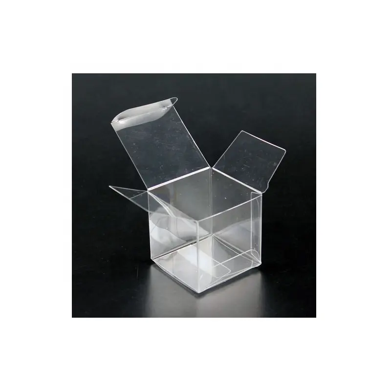 Mini caixa de embalagem transparente de pvc, caixa de embalagem transparente de plástico transparente do apet do animal de estimação
