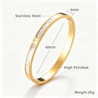 Vente en gros directe d'usine, bracelets pour femmes en acier inoxydable plaqué or 18 carats de haute qualité, placage sous vide, non décolorant