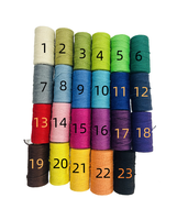 Ficelle de jute en vrac à faible quantité minimale de commande en stock 2 plis 3mm de jute colorée 100m